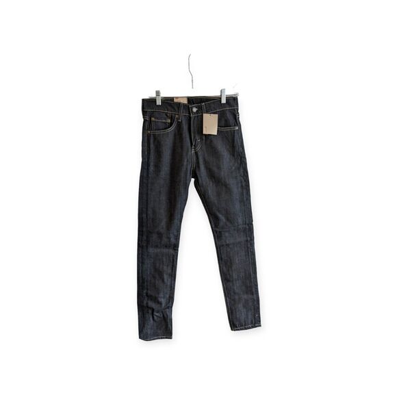 NWT MEN'S LEVI JEANS 510 Size 28 x 32 Skinny Fit Stretch Black - Picture 1 of 6